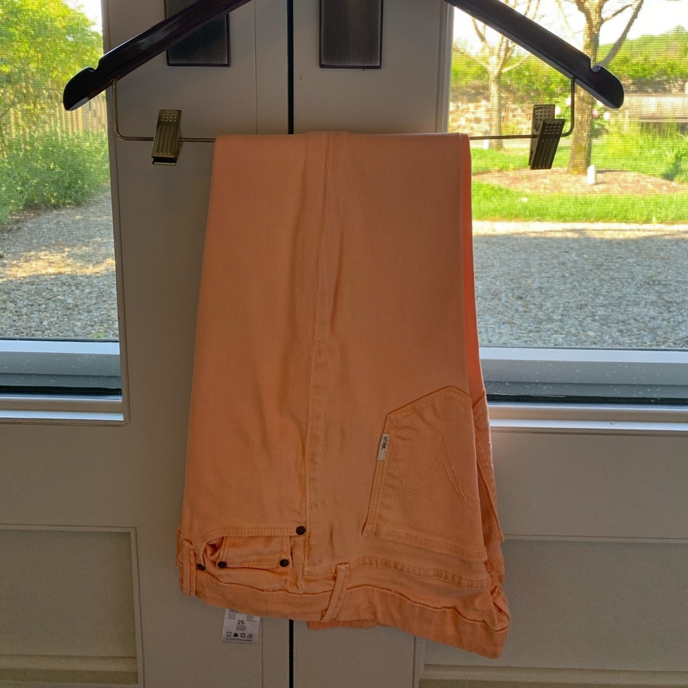 Orange mother jeans